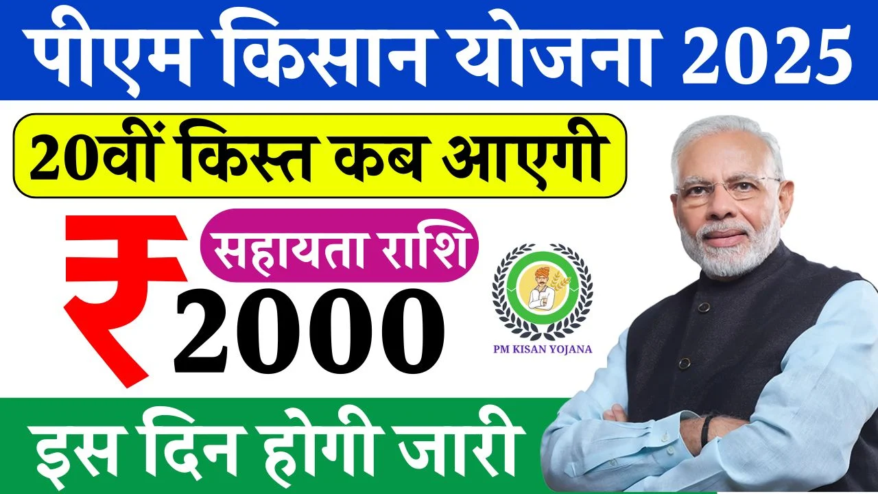 PM Kisan Yojana 20th Installment Date